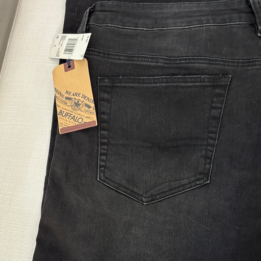 Buffalo David Bitton Charcoal Denim Jeans